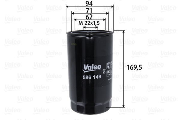 Filtru ulei VALEO 586149 – IVECO | AutoRival