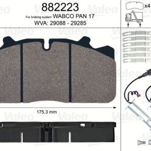 Set placute frana VALEO 882223 – IVECO | AutoRival