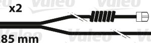Senzor de avertizare uzura placute de frana VALEO 882301 – IVECO | AutoRival