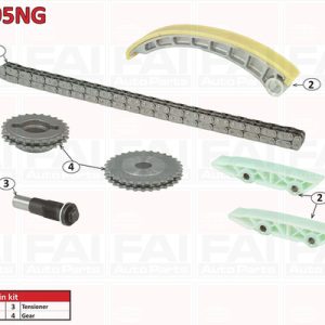 Kit lant de distributie FAI AUTOPARTS TCK195NG – IVECO | AutoRival