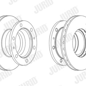 Disc frana JURID 567127J – IVECO | AutoRival