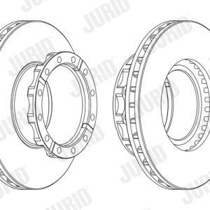Disc frana JURID 569125J – IVECO | AutoRival