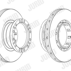 Disc frana JURID 569161J – IVECO | AutoRival