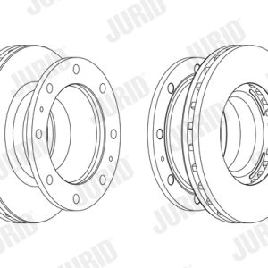 Disc frana JURID 569171J – IVECO | AutoRival