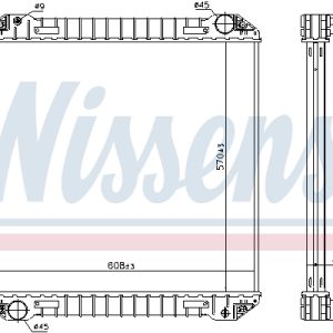 Radiator racire motor NISSENS 623440