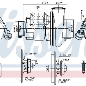 Compresor sistem de supraalimentare NISSENS 93653