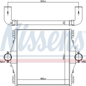 Intercooler compresor NISSENS 96964