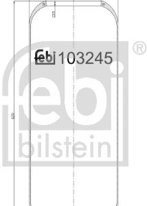 Burduf suspensie pneumatica FEBI BILSTEIN 103245 – IVECO | AutoRival