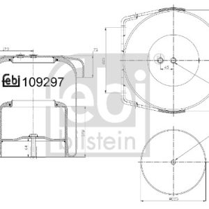 Burduf suspensie pneumatica FEBI BILSTEIN 109297 – IVECO | AutoRival