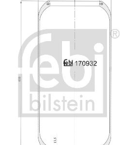 Burduf suspensie pneumatica FEBI BILSTEIN 20921 – IVECO | AutoRival