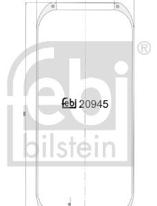 Burduf suspensie pneumatica FEBI BILSTEIN 20945 – IVECO | AutoRival