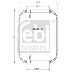 Burduf suspensie pneumatica FEBI BILSTEIN 47144 – IVECO | AutoRival