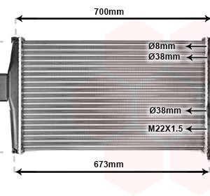 Radiator racire motor VAN WEZEL 28002022 – IVECO | AutoRival