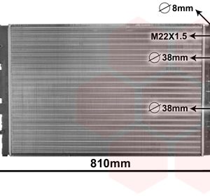 Radiator racire motor VAN WEZEL 28002043 – IVECO | AutoRival
