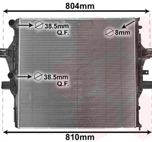 Radiator racire motor VAN WEZEL 28002125 – IVECO | AutoRival