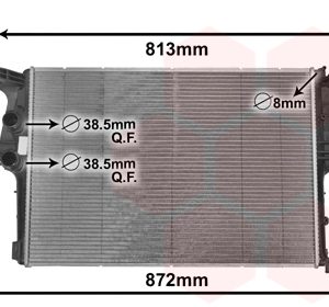 Radiator racire motor VAN WEZEL 28002126 – IVECO | AutoRival