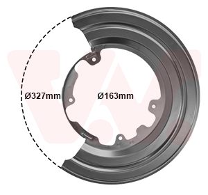 Protectie stropire disc frana VAN WEZEL 2812373 – IVECO | AutoRival