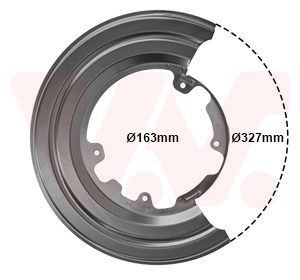 Protectie stropire disc frana VAN WEZEL 2812374 – IVECO | AutoRival