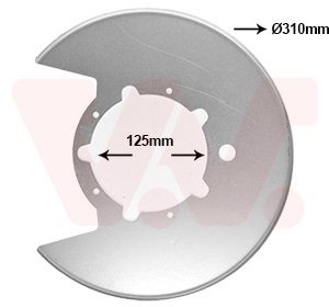 Protectie stropire disc frana VAN WEZEL 2817373 – IVECO | AutoRival