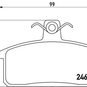 Set placute frana BREMBO P 79 007 – IVECO | AutoRival