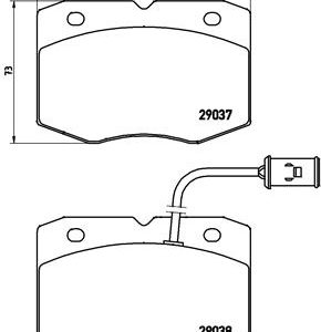 Set placute frana BREMBO P A6 014 – IVECO | AutoRival