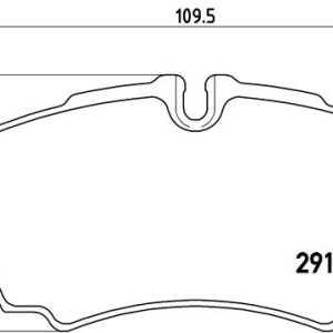 Set placute frana BREMBO P A6 023 – IVECO | AutoRival
