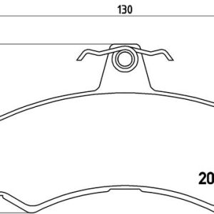 Set placute frana BREMBO P A6 024 – IVECO | AutoRival