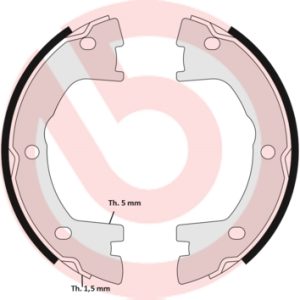 Set saboti frana frana de mana BREMBO S A6 506 – IVECO | AutoRival