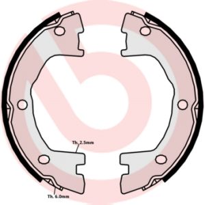 Set saboti frana frana de mana BREMBO S A6 508 – IVECO | AutoRival