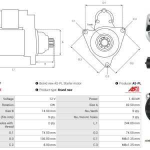 Alternator AS-PL A01010(SEG) – IVECO | AutoRival