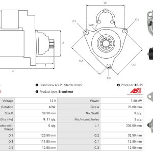 Alternator AS-PL A0147PR – IVECO | AutoRival