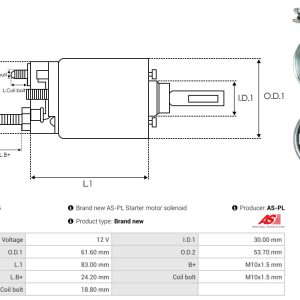 Electromotor AS-PL S0963S – IVECO | AutoRival