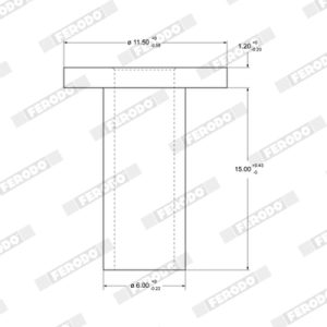Nit material frictiune saboti frana FERODO 93049 – IVECO | AutoRival