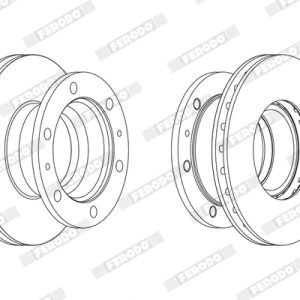Disc frana FERODO FCR105A – IVECO | AutoRival