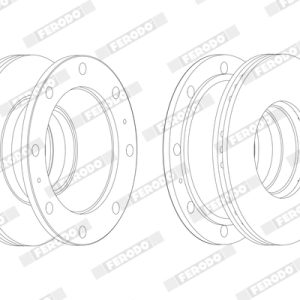 Disc frana FERODO FCR106A – IVECO | AutoRival
