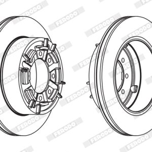 Disc frana FERODO FCR140A – IVECO | AutoRival