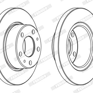 Disc frana FERODO FCR194A – IVECO | AutoRival