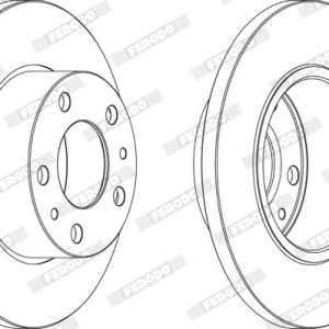 Disc frana FERODO FCR195A – IVECO | AutoRival
