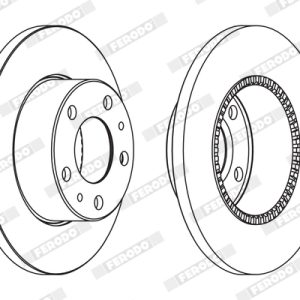 Disc frana FERODO FCR196A – IVECO | AutoRival