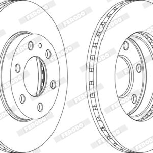 Disc frana FERODO FCR314A – IVECO | AutoRival