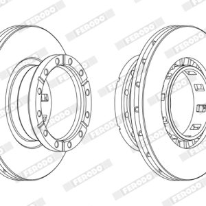 Disc frana FERODO FCR318A – IVECO | AutoRival