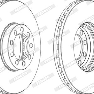 Disc frana FERODO FCR329A – IVECO | AutoRival