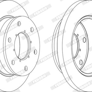 Disc frana FERODO FCR343A – IVECO | AutoRival
