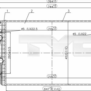 Radiator racire motor TYC 715-0006-R – IVECO | AutoRival