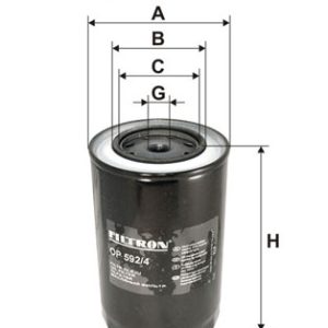 Filtru ulei FILTRON OP 592/4 – IVECO | AutoRival