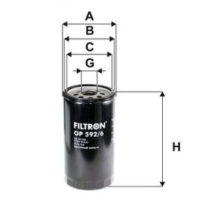 Filtru ulei FILTRON OP 592/6 – IVECO | AutoRival
