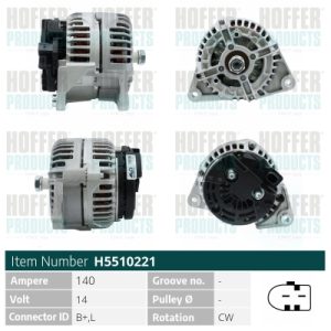 Alternator HOFFER H5510221 – IVECO | AutoRival