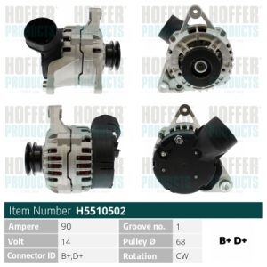 Alternator HOFFER H5510502 – IVECO | AutoRival