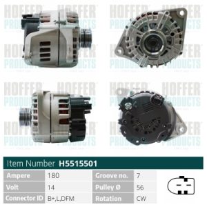 Alternator HOFFER H5515501 – IVECO | AutoRival