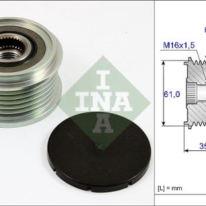 Fulie alternator INA 535 0022 10 – IVECO | AutoRival